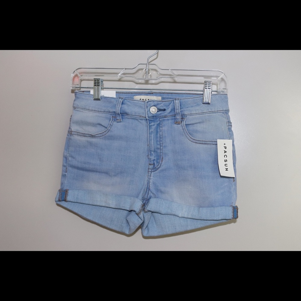 PacSun women's super stretch shortie jean shorts (new with tags)